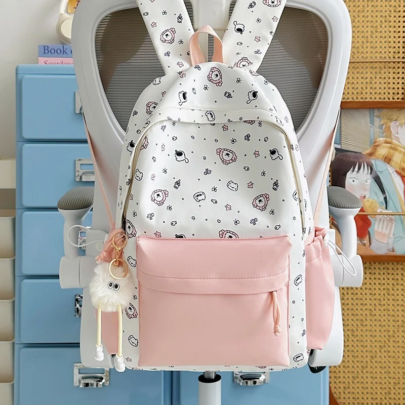 Verspielter Bunny Ohren Bedruckter Rucksack Karnz