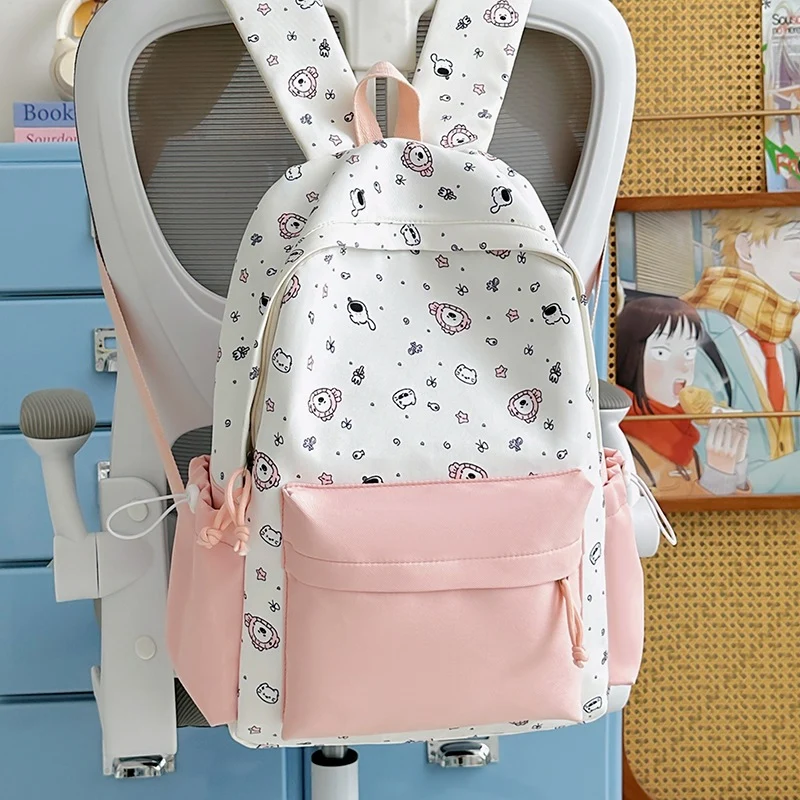 Verspielter Bunny Ohren Bedruckter Rucksack Karnz