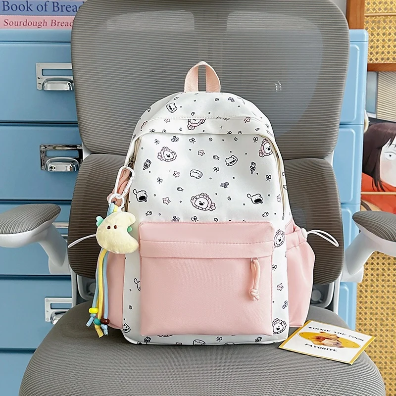 Verspielter Bunny Ohren Bedruckter Rucksack Karnz