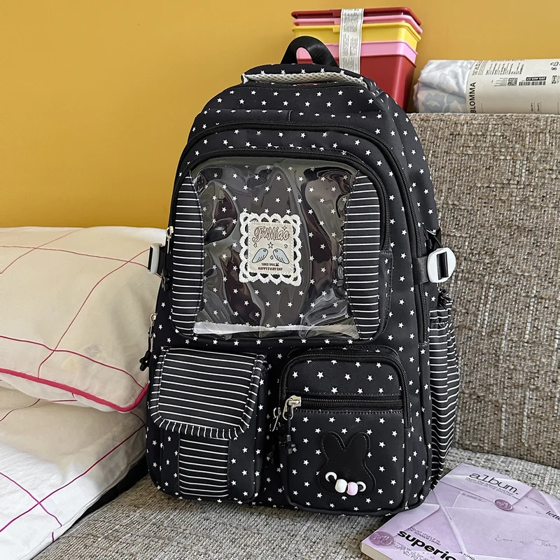 Verspielter Bunny Ohr Schulrucksack Karnz
