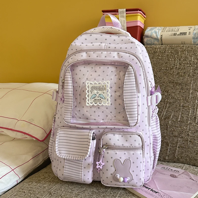 Verspielter Bunny Ohr Schulrucksack Karnz