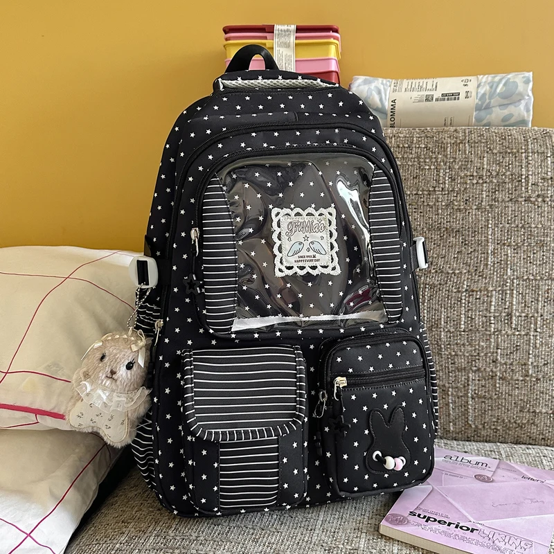 Verspielter Bunny Ohr Schulrucksack Karnz