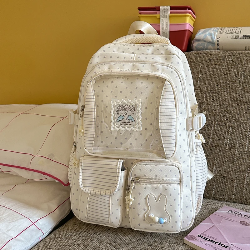 Verspielter Bunny Ohr Schulrucksack Karnz