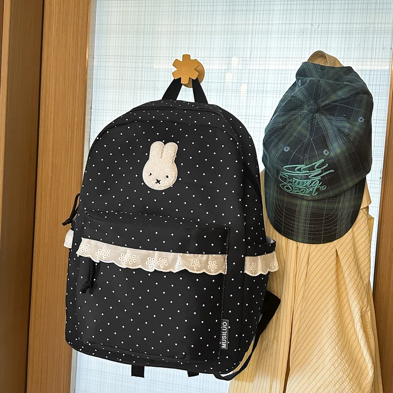 Verspielt Bunny-Ohren Bedruckter Rucksack Karnz