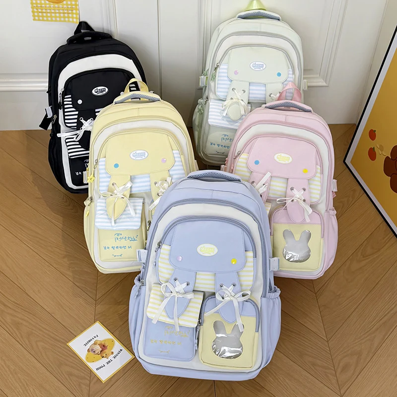 Verspielter Rucksack mit Bunny-Ohren-Print Karnz
