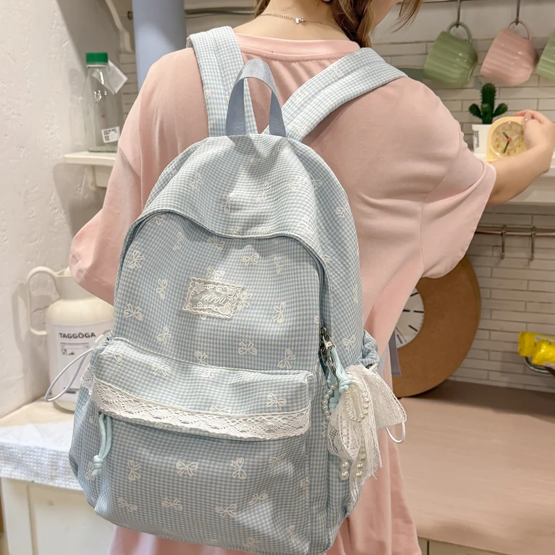 Süßer floralverzierte Rucksack Karnz