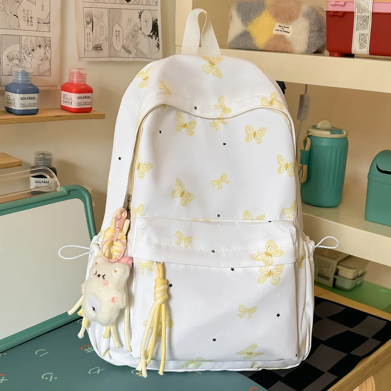 Charming Butterfly Print Freizeit Rucksack Karnz