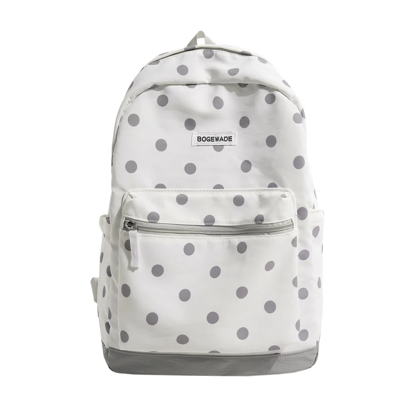 Lässiger punktbedruckter Rucksack Karnz