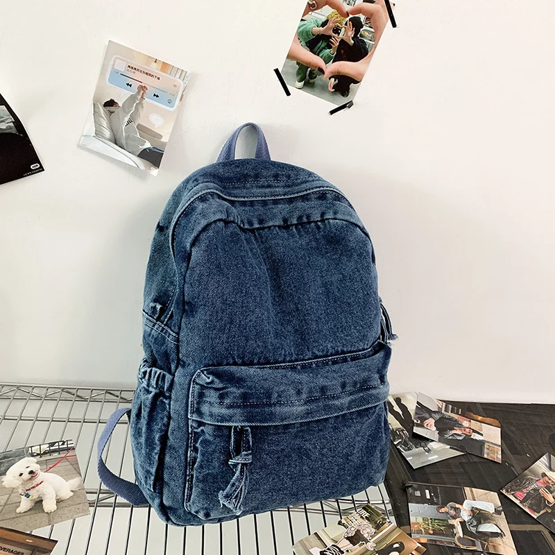 Lässiger Denim-Rucksack Karnz 1791204530