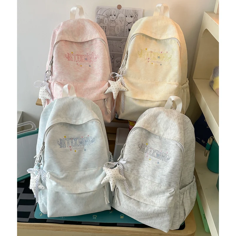 Lässiger Canvas-Rucksack mit Schlüsselanhänger Karnz