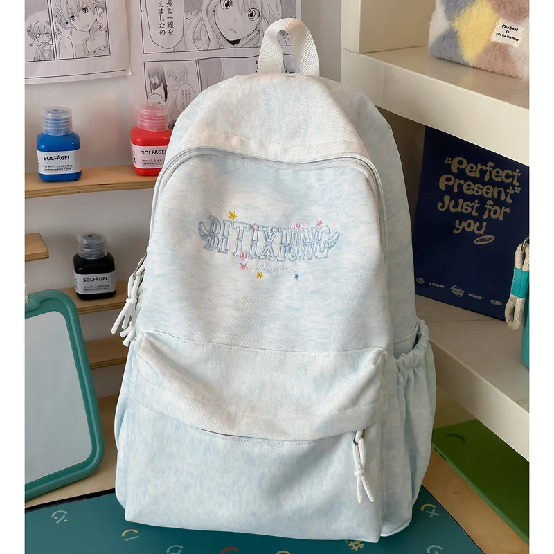 Lässiger Canvas-Rucksack mit Schlüsselanhänger Karnz