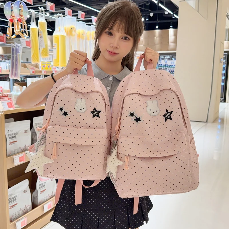 Verspielt Bunny und Sternen-Themen Rucksack Karnz