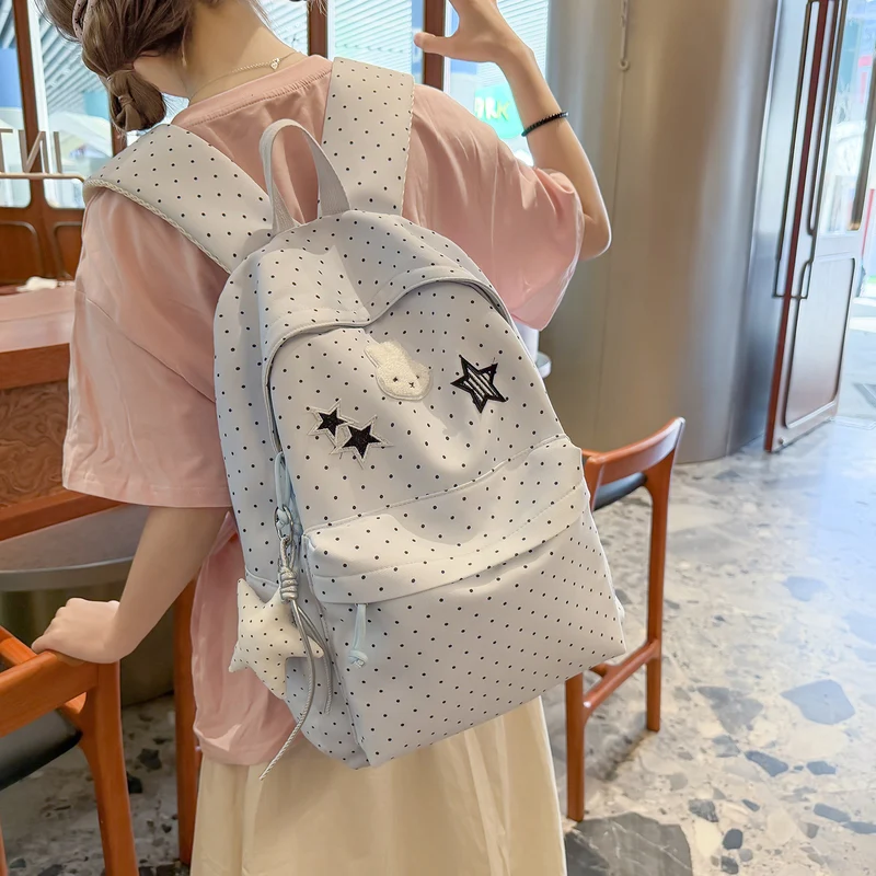 Verspielt Bunny und Sternen-Themen Rucksack Karnz
