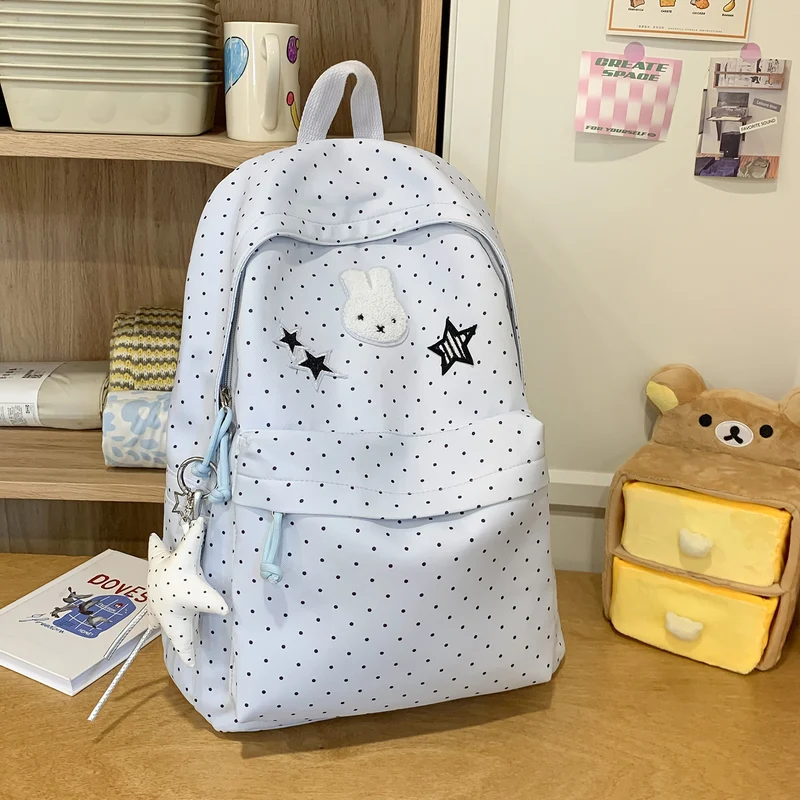 Verspielt Bunny und Sternen-Themen Rucksack Karnz