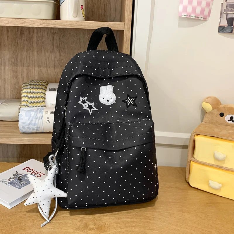 Verspielt Bunny und Sternen-Themen Rucksack Karnz