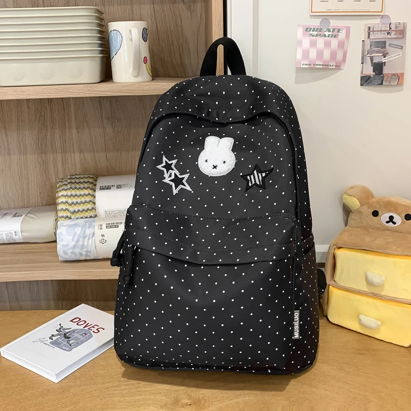 Verspielt Bunny und Sternen-Themen Rucksack Karnz