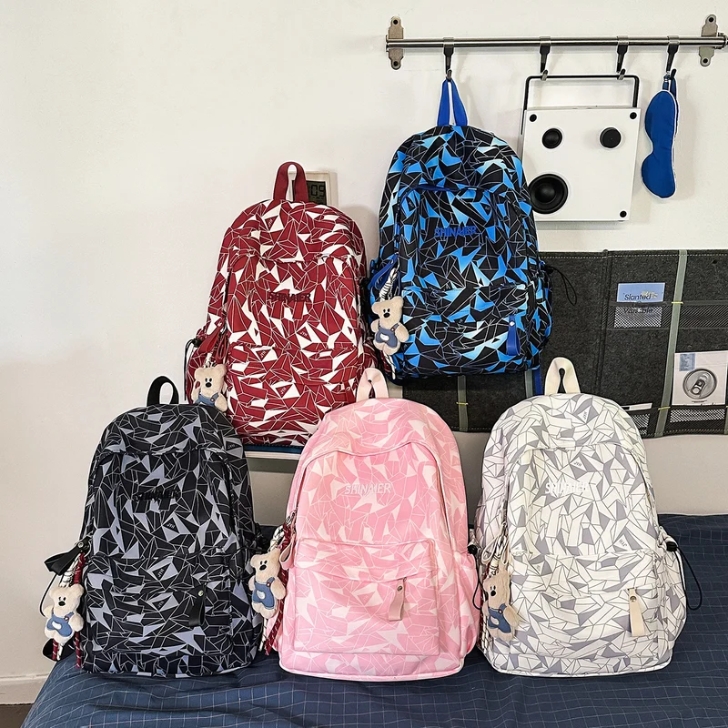 Geometrisches Muster Lässiger Rucksack Karnz