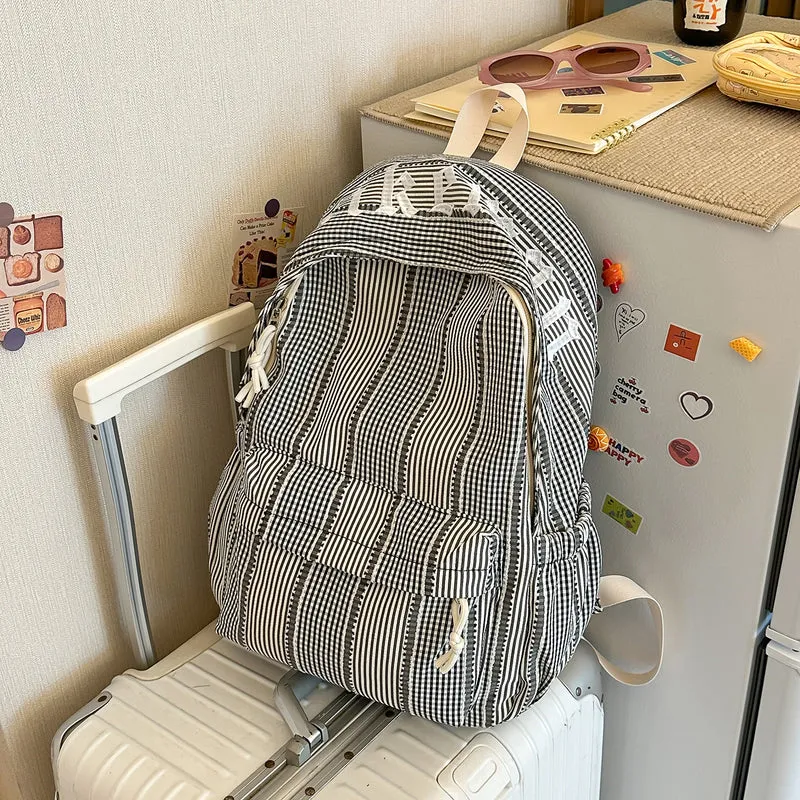 Stylische Karierte Rucksack Karnz