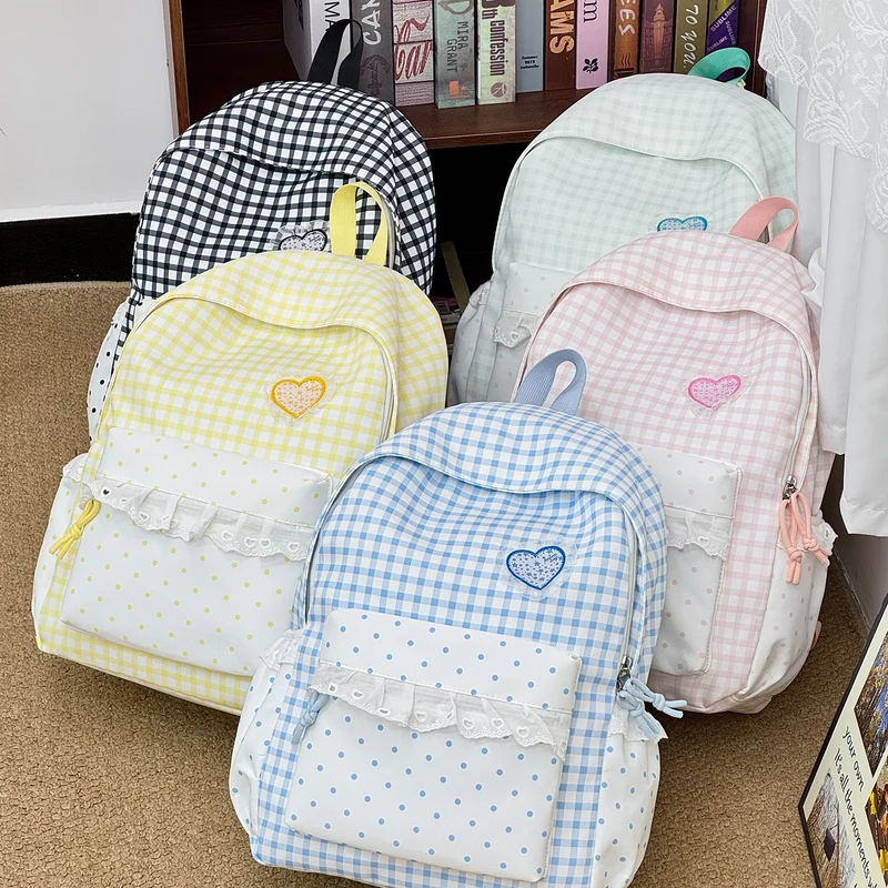Stylischer Gepunkteter Rucksack Karnz