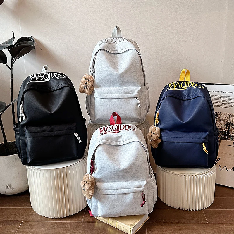 Lässiger strukturierter Rucksack Karnz