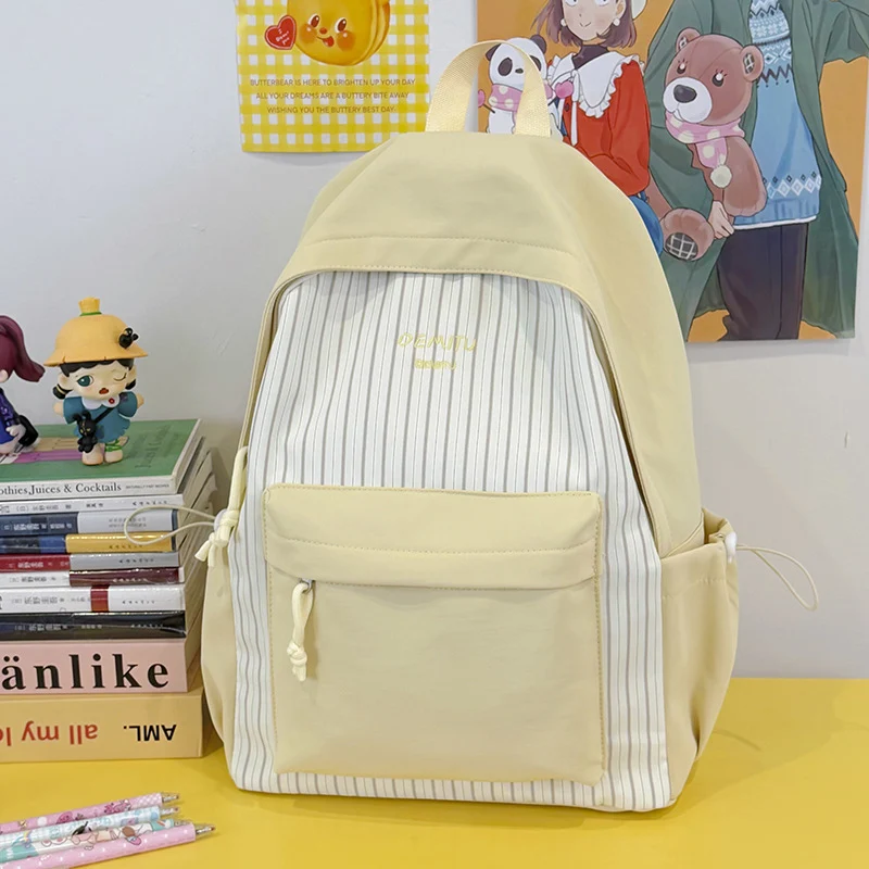 Lässiger Streifenmuster-Rucksack Karnz