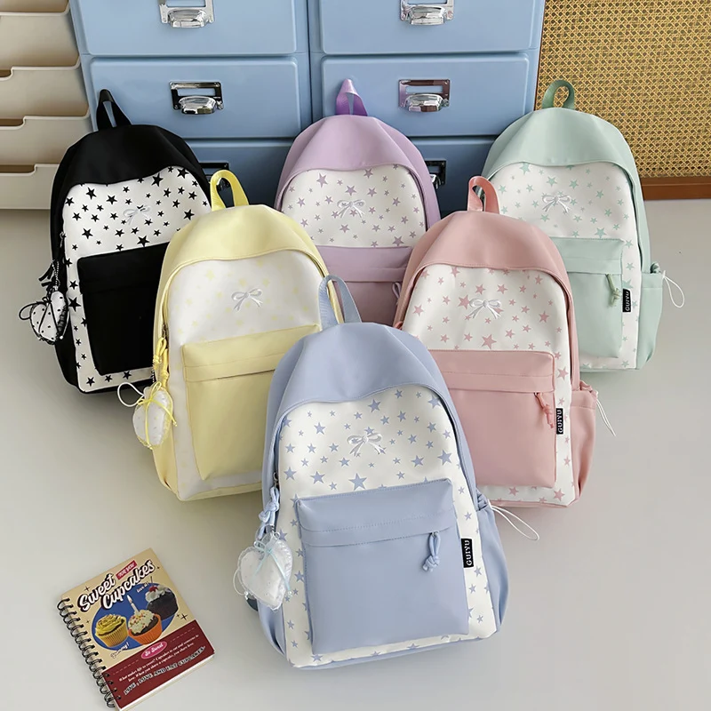 Cartoon-Themen Stern-Muster Rucksack Karnz