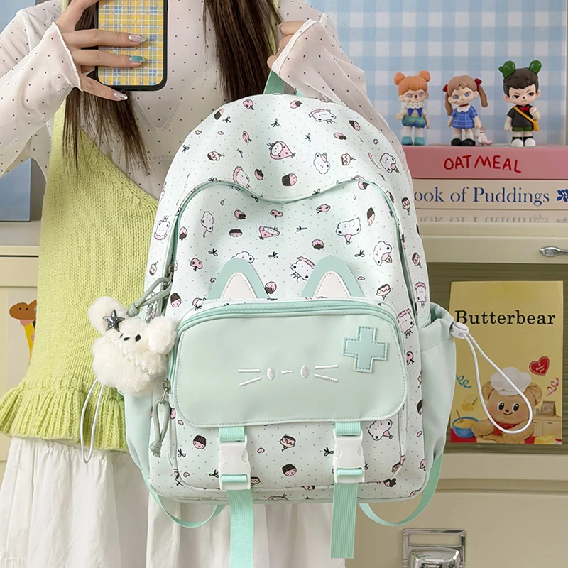 Cartoon-Themen Katzenohren Rucksack Karnz