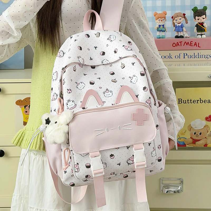 Cartoon-Themen Katzenohren Rucksack Karnz