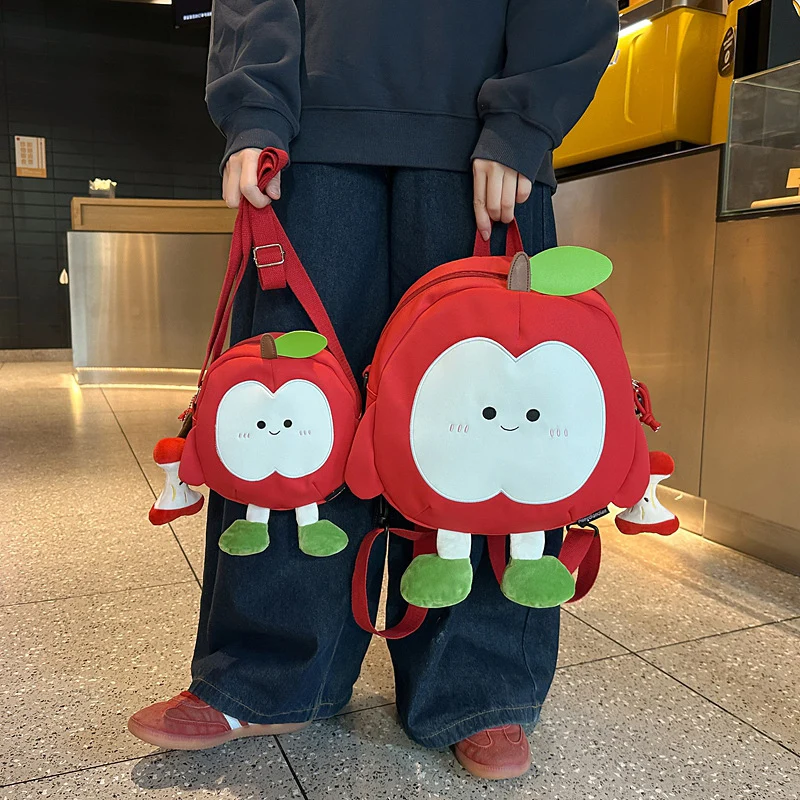 Cartoon Fruit-Themed Plüsch Rucksack Karnz