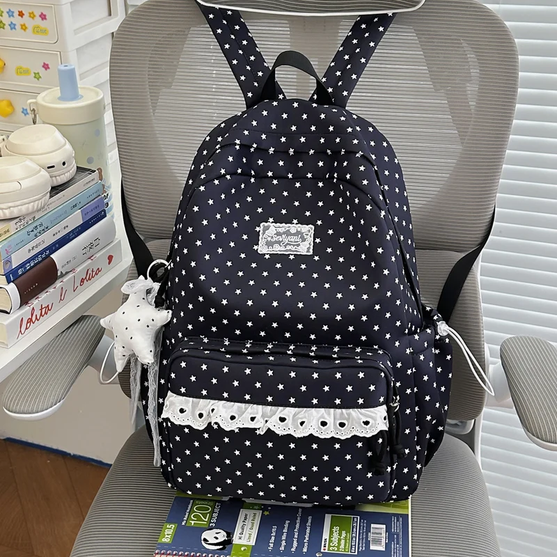 Verspielt Stern-Druck Rucksack Karnz