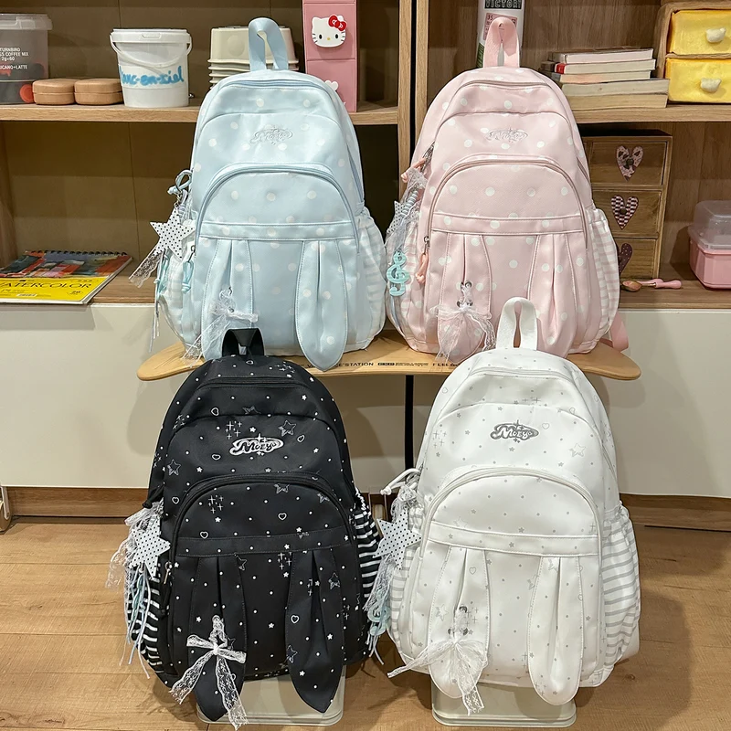 Charmante Hasenohren-Design Rucksack Karnz
