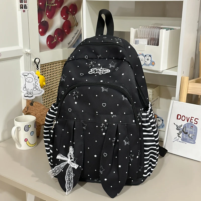 Charmante Hasenohren-Design Rucksack Karnz