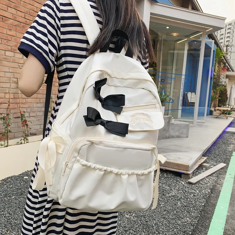 Charmantes Bogen-Applikation Freizeit-Rucksack Karnz