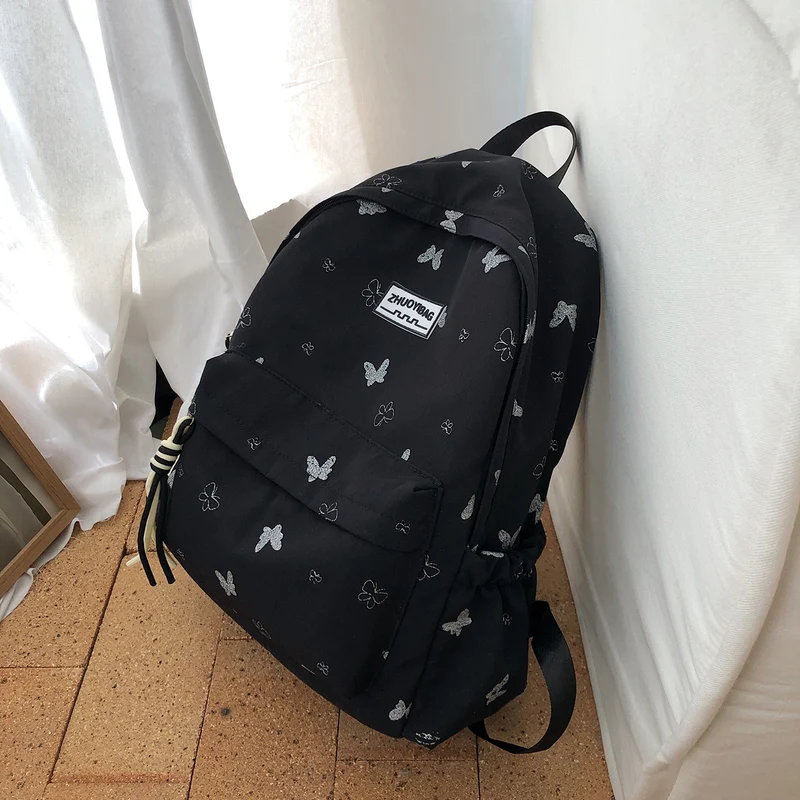 Schmetterlingsdruck Casual Rucksack Karnz