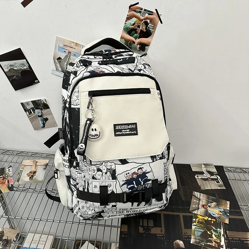 Künstlerischer Grafikdruck Rucksack Karnz