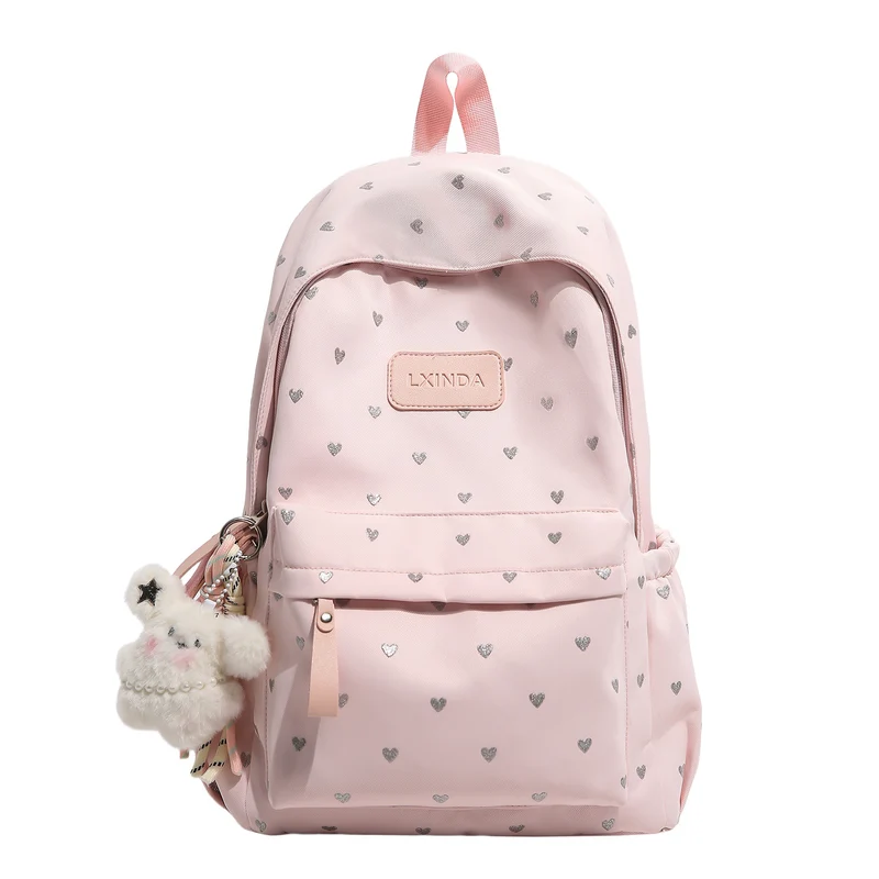 Fun Herz-Print Rucksack Karnz
