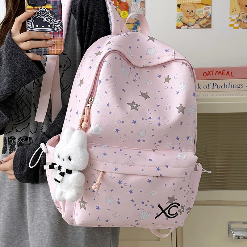 Bunny Ohr Muster Schul Rucksack Karnz
