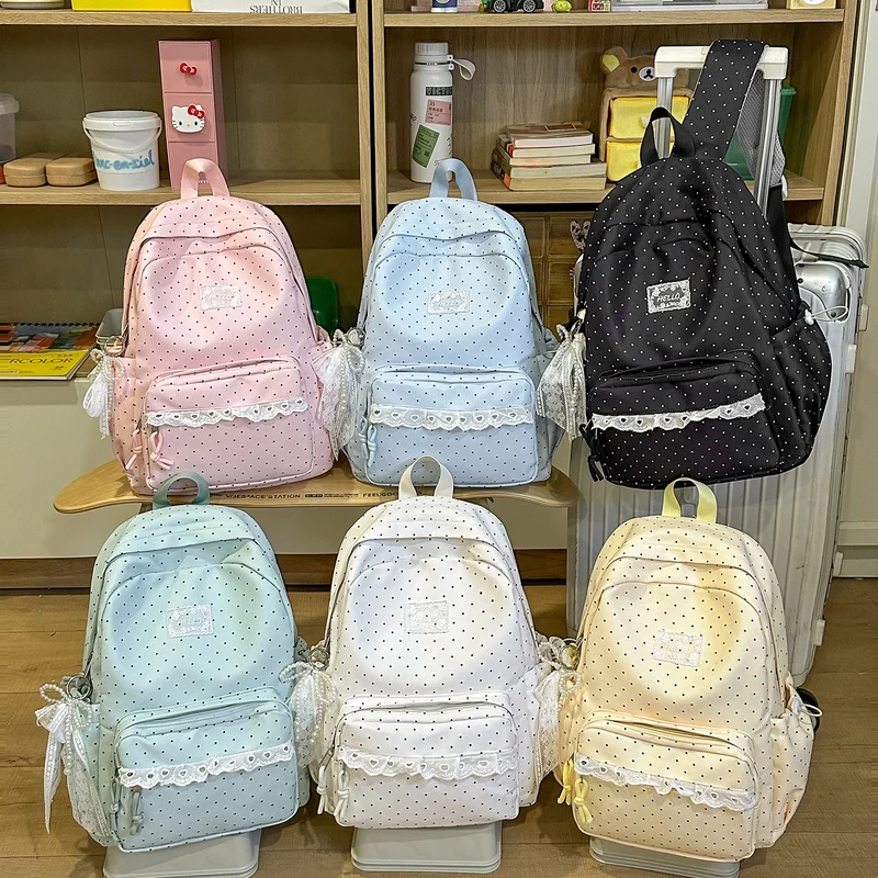 Adorable Polka Dot Rucksack Karnz