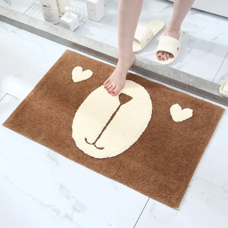 Kat-Themen Memory Foam Badmatte für Badezimmer