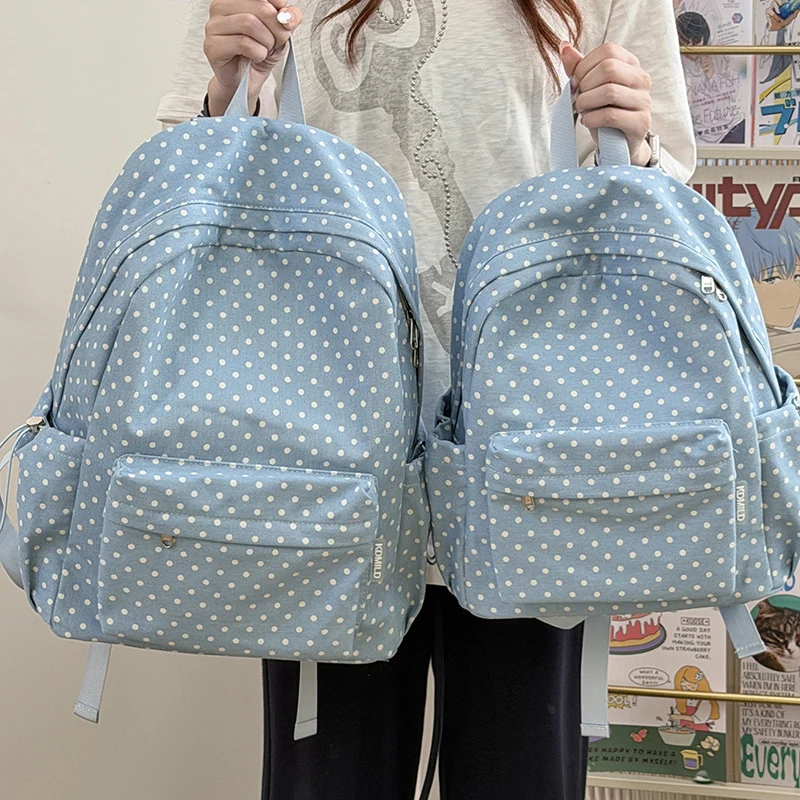 Verspielt gepunkteter Rucksack Karnz