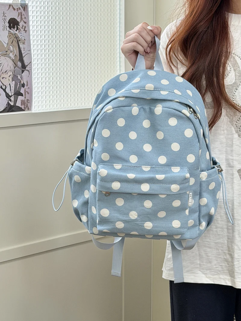 Verspielt gepunkteter Rucksack Karnz