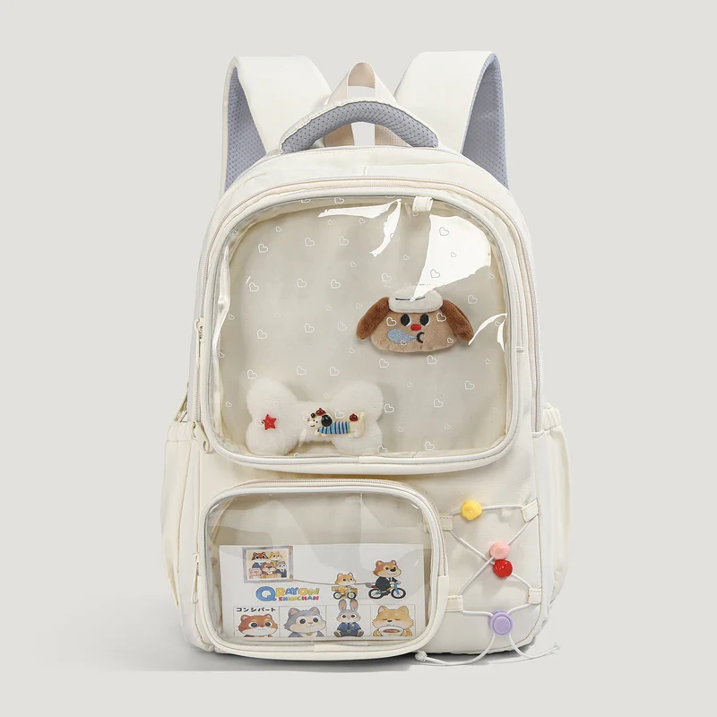 Verspielt Illustrierter Hundethemen-Rucksack Karnz