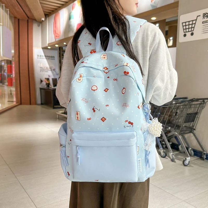 Verspielt Illustrierter Cartoon Rucksack Karnz