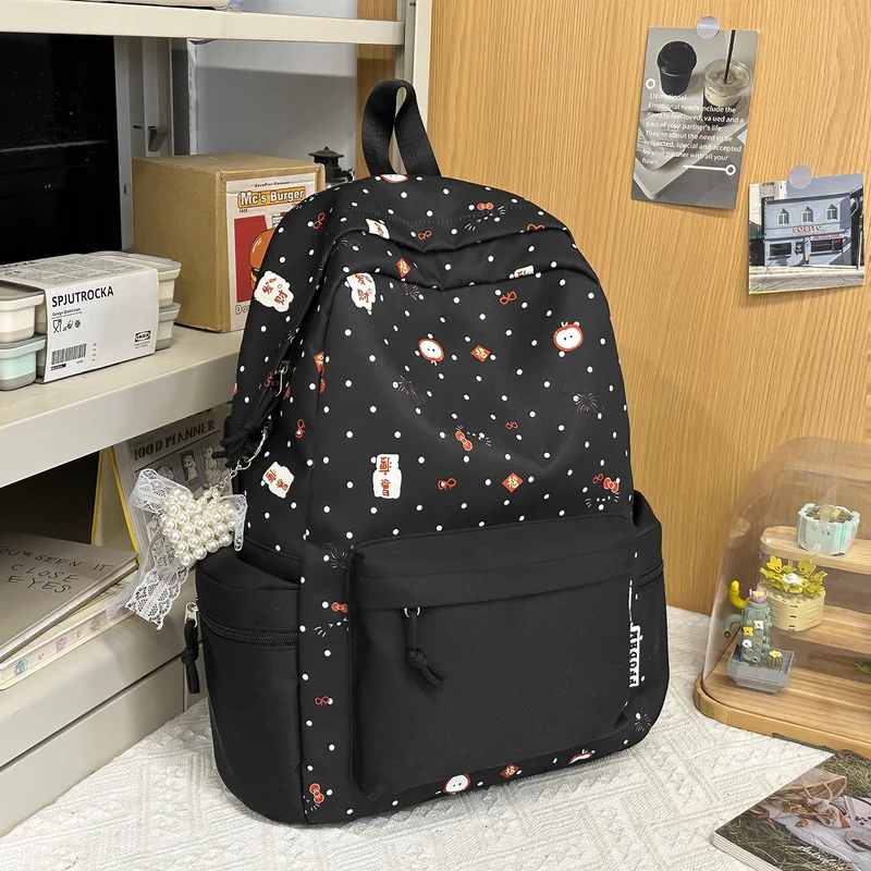 Verspielt Illustrierter Cartoon Rucksack Karnz