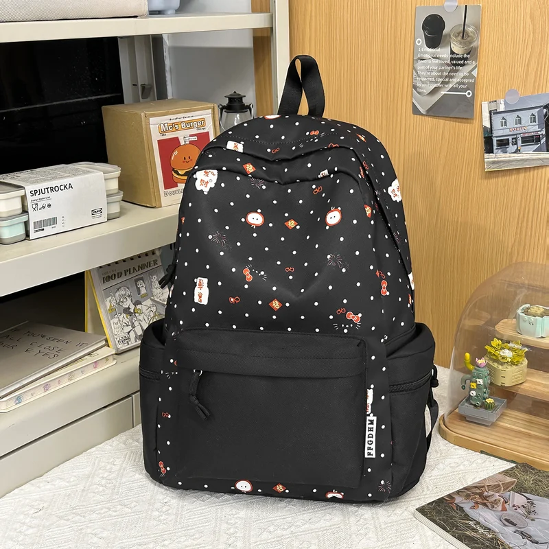 Verspielt Illustrierter Cartoon Rucksack Karnz