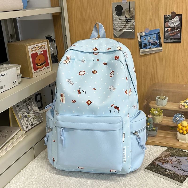 Verspielt Illustrierter Cartoon Rucksack Karnz