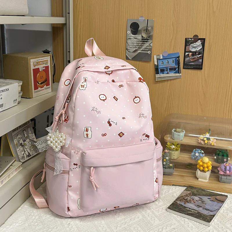 Verspielt Illustrierter Cartoon Rucksack Karnz