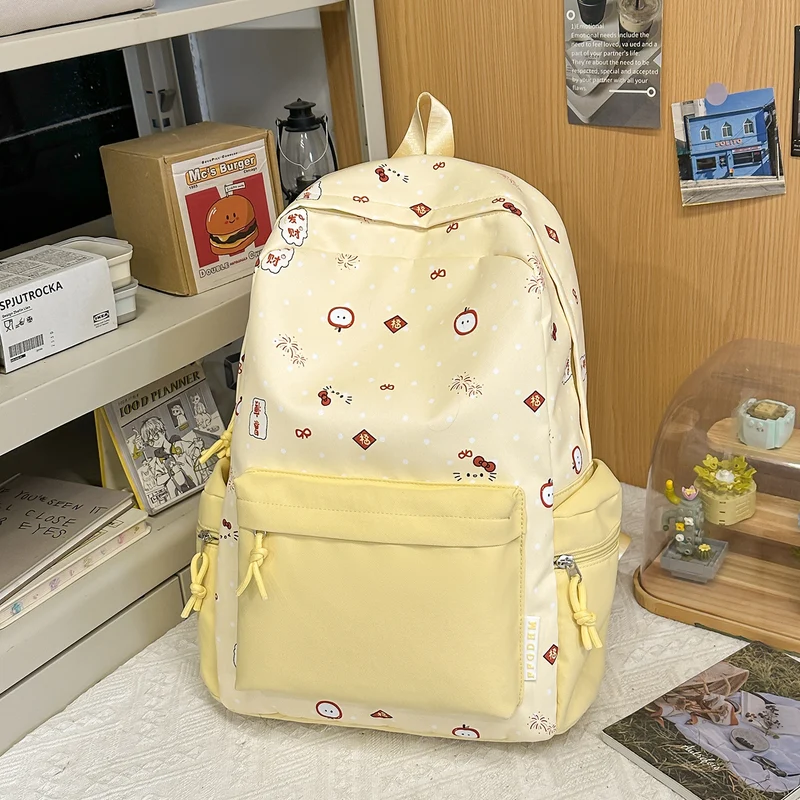 Verspielt Illustrierter Cartoon Rucksack Karnz