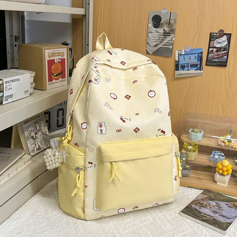 Verspielt Illustrierter Cartoon Rucksack Karnz