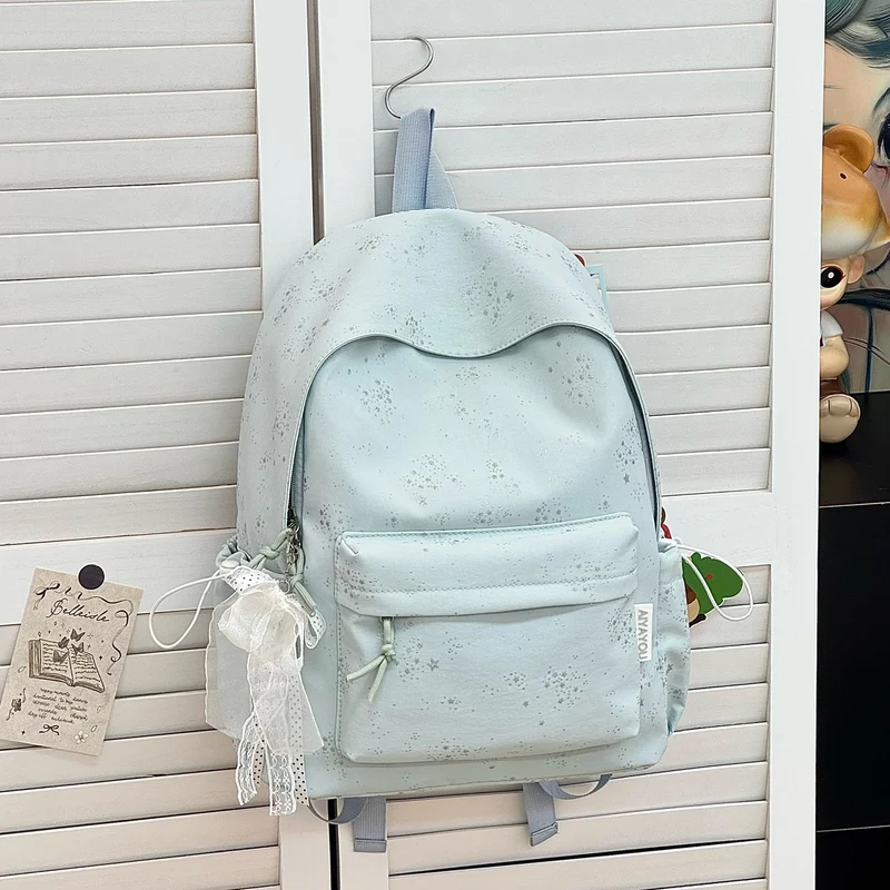 Verspielter Blütenprint Rucksack Karnz